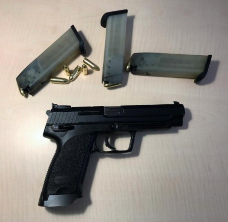 Se vende pistola Heckler & Koch USP Expert en calibre 9mm Parabellum, una de las pistolas más precisas 100