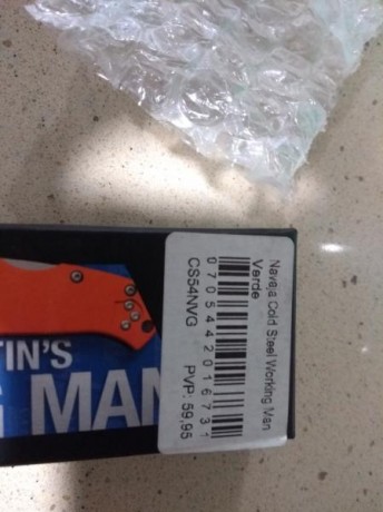 Qué tal, vendo dos navajas cold steel modelo working man , una verde fluorescente y otra verde od, las 00