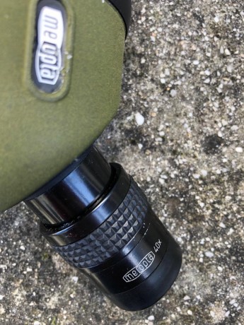 Hola a todos, se venden 2 catalejos.

* Fijo "blanco" 20x33 --- 100€ (VENDIDO).
* Meopta 40x 10