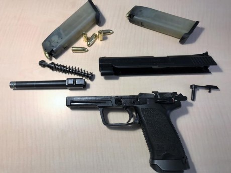 Se vende pistola Heckler & Koch USP Expert en calibre 9mm Parabellum, una de las pistolas más precisas 130