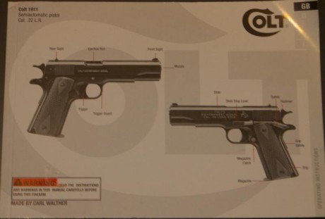 El arma está en Madrid, pero podría dejarla en la intervención de Zaragoza.
Tal como venía de serie mas 10