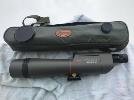   VENDIDO!!!  Buenas tardes:
 
Vendo visor terrestre Kowa TS602 y ocular 20x60 es apto para ver los impactos 01