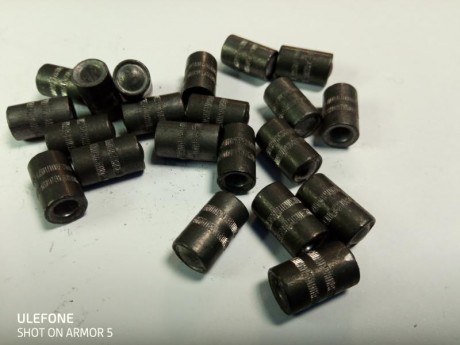 Pongo a la venta estas puntas realizadas por extrusion con plomo de alta aleacion y grafitadas para evitar 02