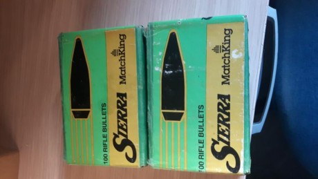 Vendo dos cajas de 100 puntas Sierra del 6.5 de 140 gn 25 euros cada caja más portes 01