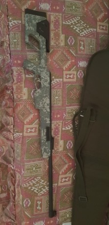 Vendo carabina Norica Dead-Eye GRS calibre 5,5 con un año de garantía, potencia 24J.
Con visor GAMO 4X32 00