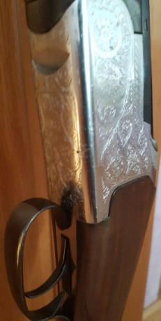 Vendo superpuesta Lamber calibre 12, cañón de 75cm, monogatillo, selector de tiro a 1 y 3 estrellas,expulsora 02