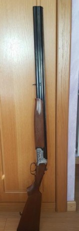 Vendo superpuesta Lamber calibre 12, cañón de 75cm, monogatillo, selector de tiro a 1 y 3 estrellas,expulsora 00