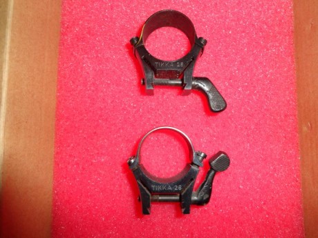 Anillas TIKKA para tubo de 26, carril Weaver, 15 € + envío. 02