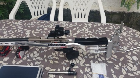 Carabina super Mach Anschutz 2013 acción cuadrada cañón corto
Culata Presice

Con diopter 7020 andchutz 01