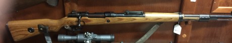 Buenos días ,por falta de uso vendo mi rifle Mauser k98.Creo que es de 1944. 
Buen estado de conservación. 02