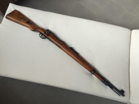 Rifle Mauser kar.98 bcd 41 Cal.7,91x57
Fabricacion Año 1941 - Gustloff Werke, Weimar
Arma se localiza 02