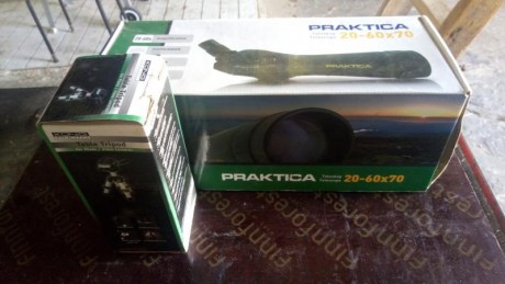 Vendo un telescopio marca Practika de 20 - 60 x 70. El telescopio esta prácticamente nuevo pues solo se 31