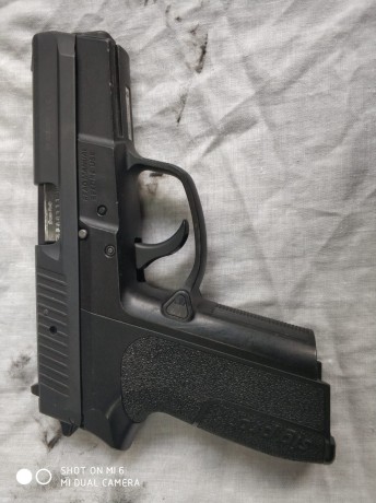 Vendo Sig Sauer SP 2009. Muy buen estado. Con 2 cargadores, poco uso, solo uso de defensa, guiada en A. 01