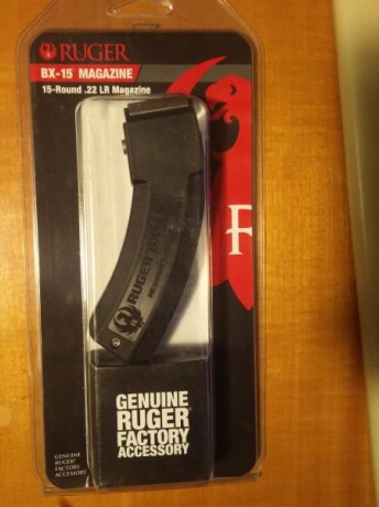 Buenas tardes,

Pongo a la venta 1 cargador nuevo 15 disparos en envase original de la casa ruger para 00