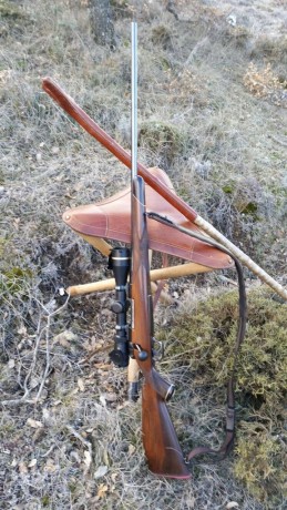 Bien pues aquí está mi Vanguard en calibre .300 WM, el visor es un pentaflex 3 - 12 X 56 IR 62