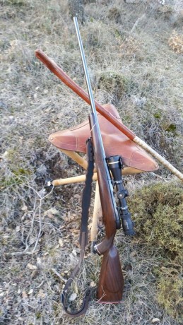 Bien pues aquí está mi Vanguard en calibre .300 WM, el visor es un pentaflex 3 - 12 X 56 IR 61