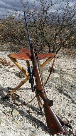Bien pues aquí está mi Vanguard en calibre .300 WM, el visor es un pentaflex 3 - 12 X 56 IR 60