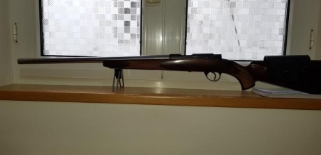  TODO VENDIDO  CARABINA ANSCHUTZ 1710 22 LR CAÑON PESADO DE ACERO INOX, CAMPEONA COPA PRESIDENTE AÑO 2017, 22