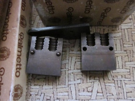 Hola.
Pongo a la venta.
Turquesa Palmeto y tenazas, nuevas a estrenar,calibre 38 Spcl- 358. ambas cosas 00