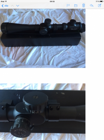 Vendo visor de Competition Ritter Optik ,reticula Mildot (se puede iluminar),1/8 click-moa,anillos 11mm 00