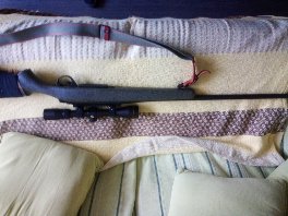 Hola por dejar el rececho cambio rifle de cerrojo Bergara B14 con rosca en caño para bocacha cargador 01