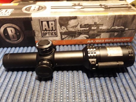 Vendo visor bushnell ar 1-4x24 btr ret. Iluminada..a estrenar¡¡..por 300€..portes incluidos a península.. 00