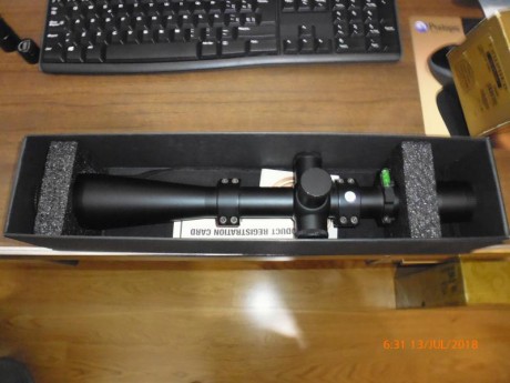  VENDIDO EL VISOR  UNO DE LOS VISORES CON MAS CALIDAD DEL MERCADO, 45X 45 RETICULA DOT DE 1/8, MUY NUEVO, 01