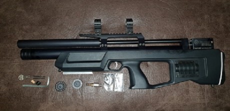 Hola, vendo estas 3 carabinas  (NO CAMBIOS)
Daystate Tsar calibre 4,5   16 julios   +   air striper Rowan 01