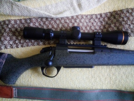 Hola por dejar el rececho cambio rifle de cerrojo Bergara B14 con rosca en caño para bocacha cargador 21