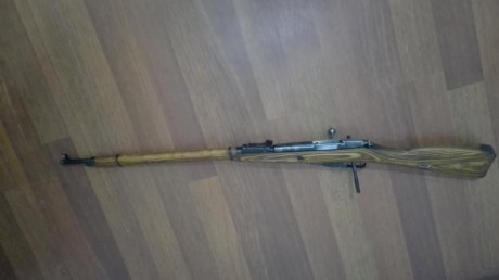 Vendo Mosin Nagant modelo M91/30 año 1937 de Izhevsk, calibre  7,62 x 54 R, con precioso acabado en aceite. 22