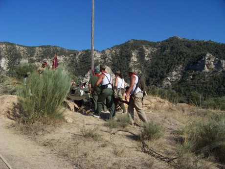 Bien, ayer dia 31 de Julio se rememoro una parte de la batalla del Ebro, la ocurrida en Fayón, y como 72