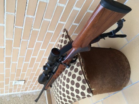 Rifle en madera de la marca Remington modelo BDL 700 especial para zurdos. Se encuentra en perfecto estado 00
