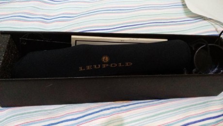 Visor Leupold Vari X  de 1,5-5x20 retícula dúplex ideal para tiros en montería y batidas por su pequeño 10