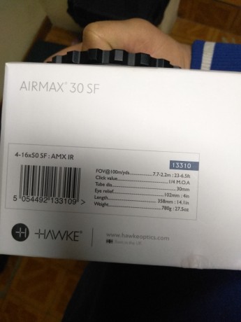 Vendo visor 4-16x50 precio 170€
Visor en buen estado en su caja original con todo lo que viene de origen. 00