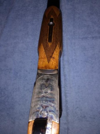 Paralela aramberri compac calibre 20-76. Monogatillo, expulsora, banda alta, delantera cola de castor. 10
