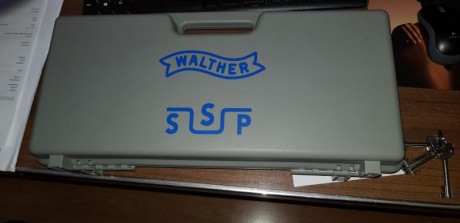  VENDIDA  PISTOLA WALTHER MODELO SSP, en muy buen estado, se traga todo tipo de munición, con su caja 02