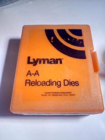 Juego de dies Lyman del 35 remington, sin usar y con shell holder.
40€+ envío 01