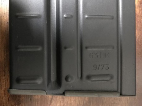 Vendo 2 cargadores de G3 validos para Cetme, 1 de Hk y otro de otro fabricante que no identifico. Pongo 12