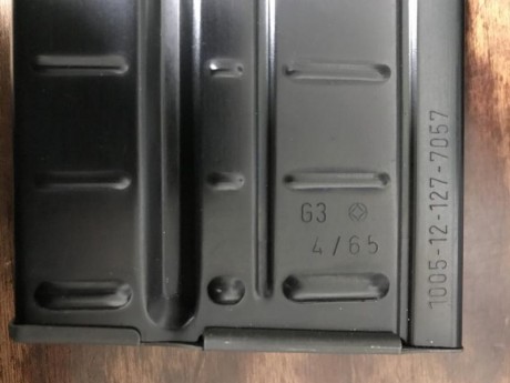 Vendo 2 cargadores de G3 validos para Cetme, 1 de Hk y otro de otro fabricante que no identifico. Pongo 11