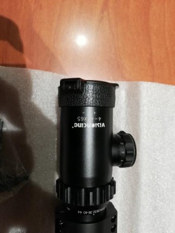 buenos dias vendo visor VISIONKING 4-48-65 con reticula iluminada ,corrector de dioptrias y corrector 02