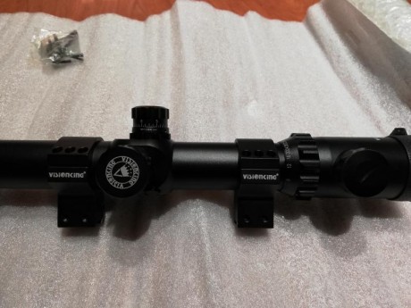 buenos dias vendo visor VISIONKING 4-48-65 con reticula iluminada ,corrector de dioptrias y corrector 12