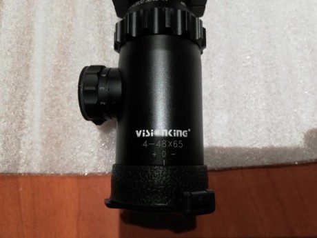 buenos dias vendo visor VISIONKING 4-48-65 con reticula iluminada ,corrector de dioptrias y corrector 11