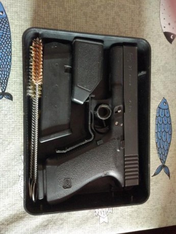 Buenas a todos,

Pongo a la venta mi Glock 21. Ahora no recuerdo si es de 2ª o 3ª generación.
Va muy bien.
Pido 01
