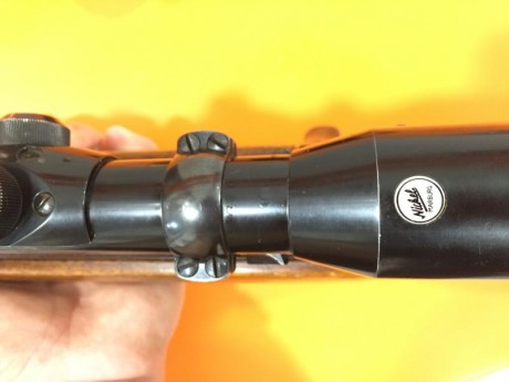 Vendo visor nickel supra 4x36 con monturas completas mannlicher (bases y anillas de pulgada). El visor 00