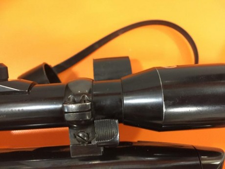 Vendo visor nickel supra 4x36 con monturas completas mannlicher (bases y anillas de pulgada). El visor 12