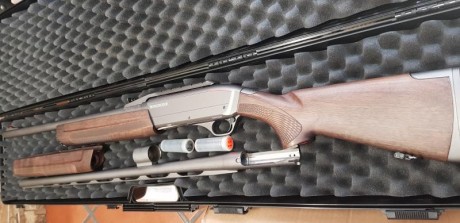Por necesidad un amigo vende está escopeta sin estrenar 
Cañón de bala de 61 y cañón de 71 con polichoques 02