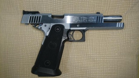 Hola compañeros,vendo pistola sps del calibre 45.El arma esta en buen estado,la compre de segunda mano,yo 01