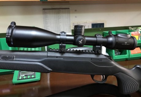 Visor Swarovski Z8i 2,3x18x56 con 400€ en extras: torreta balística, tapa de 56, palanca de ayuda al cambio 01