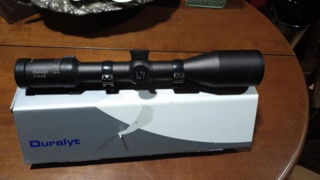 Visor Zeiss modelo Duralyt, 3 a 12 X 50  , buen estado, con su caja original 600€, con anillas Apel 700€, 02