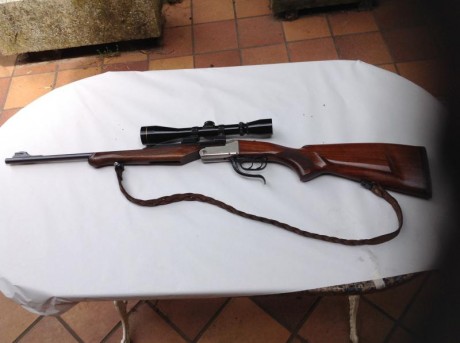 Vendo Zanardini Fuchs plegable en calibre 6,5X57R 
El rifle ha tirado muy pocos tiros, de hecho lleva 01